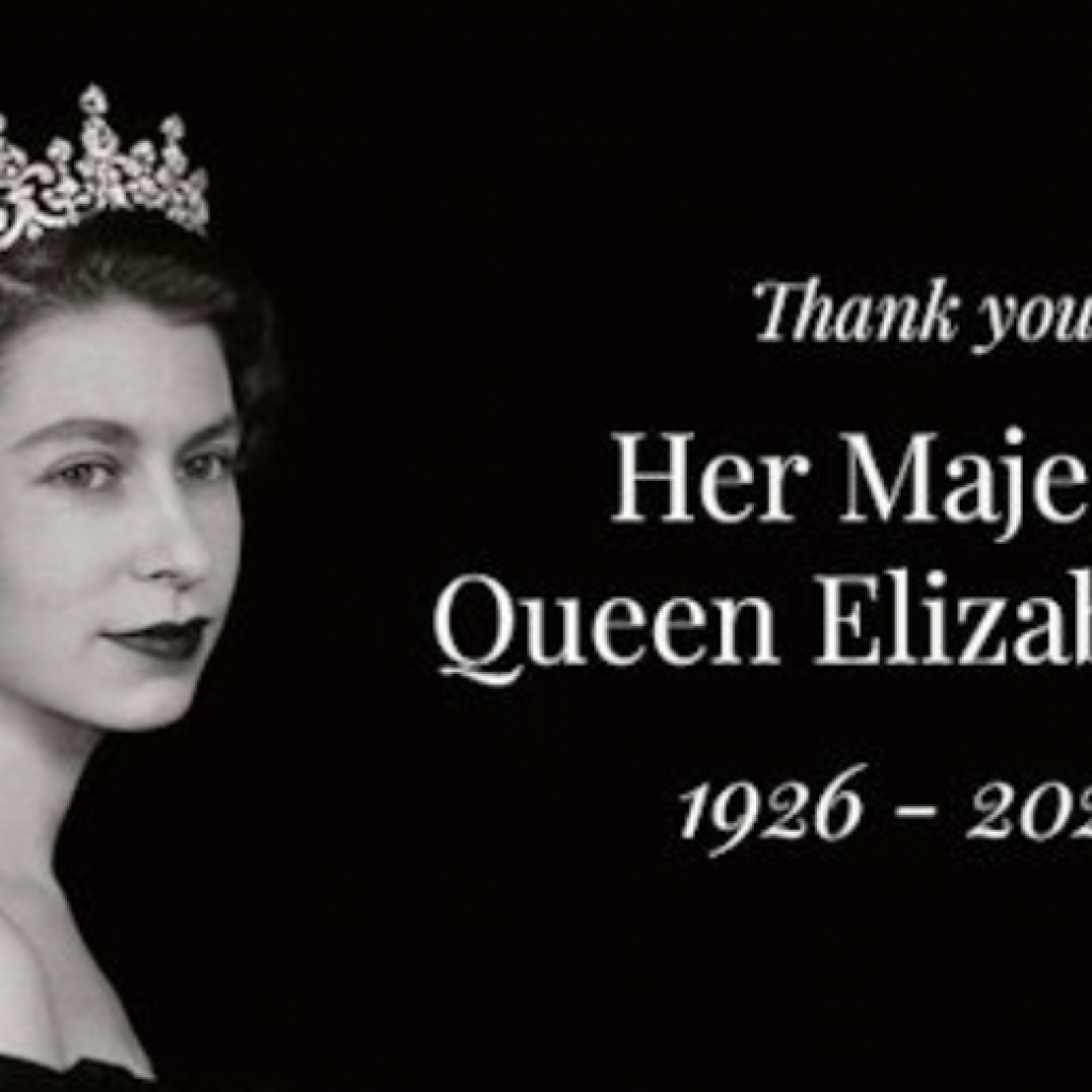 We're paying our respects to Her Majesty Queen Elizabeth II